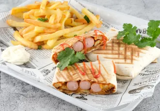  Tacos Knacki Frites Sauce Fromage