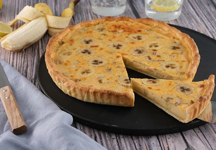 Tarte banane, citron