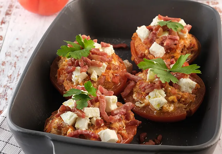 Recette Tomates feta au four allumettes | Herta