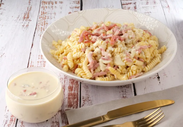 Sauce 4 Fromages & Lardons