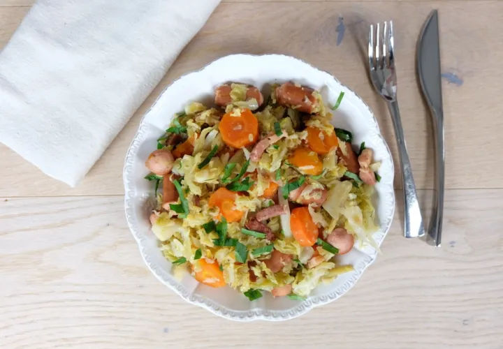 Recette Potée au chou et Knacki et lardons Cookeo | Herta