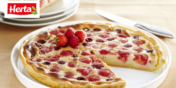 Flan Pâtissier Aux Fruits Rouges Surgelés